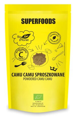 CAMU CAMU SPROSZKOWANE BIO 150 g - BIO PLANET SUPERFOODS (1 szt.)