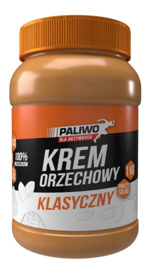 KREM ORZECHOWY KLASYCZNY 100 % BEZ DODATKU SOLI I CUKRÓW 1 kg - PALIWO DLA AKTYWNYCH (1 szt.)