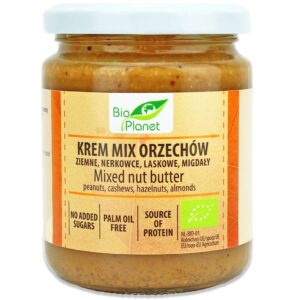 KREM ORZECHOWY MIX (4 ORZECHY) BIO 250 g - BIO PLANET (1 szt.)