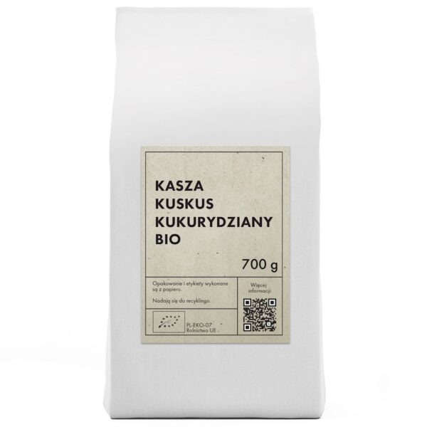 KASZA KUSKUS KUKURYDZIANY BIO 700 g - THE PLANET (1 szt.)