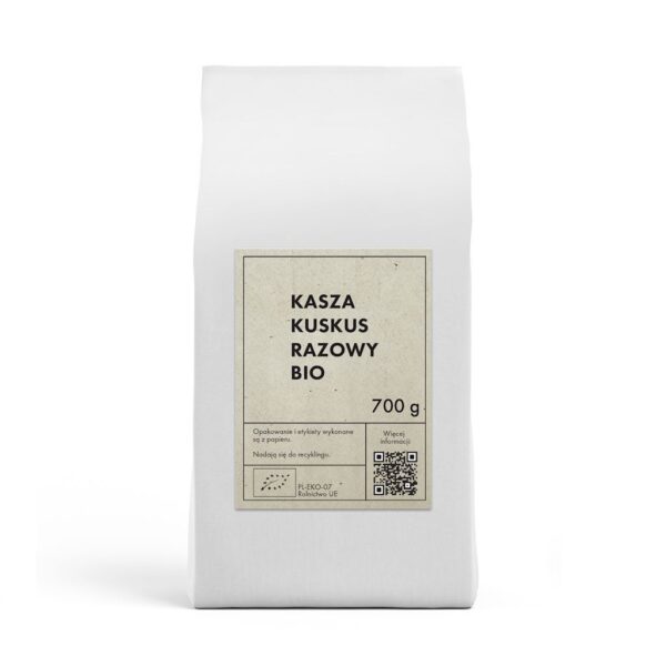 KASZA KUSKUS RAZOWY BIO 700 g - THE PLANET (2 szt.)