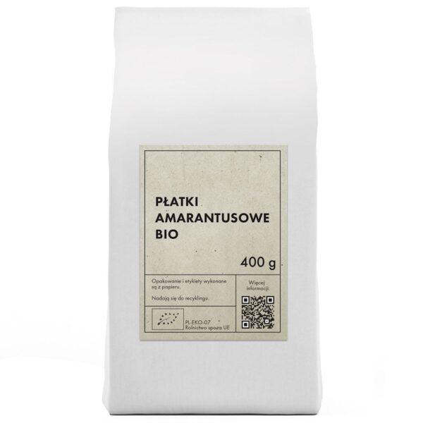 PŁATKI AMARANTUSOWE BIO 400 g - THE PLANET (1 szt.)