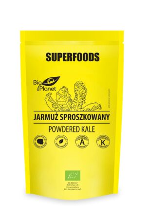 JARMUŻ SPROSZKOWANY BIO 125 g - BIO PLANET SUPERFOODS (2 szt.)
