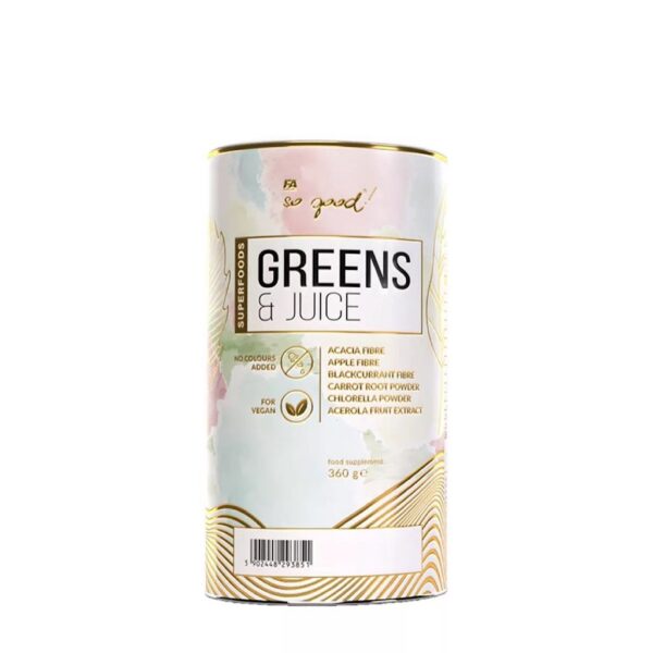 GREENS & JUICE CYTRYNOWY 360 g - SO GOOD ! (1 szt.)