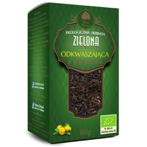 HERBATA ZIELONA ODKWASZAJĄCA BIO 80 g - DARY NATURY (1 szt.)