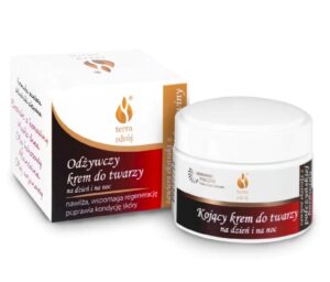 KREM DO TWARZY NA DZIEŃ I NA NOC ODŻYWCZY 50 g - TERRA ZDRÓJ (SERIA BOROWINOWA) (2 szt.)