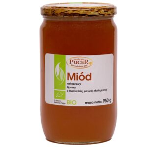 MIÓD LIPOWY BIO 950 g - PASIEKA PUCER (1 szt.)