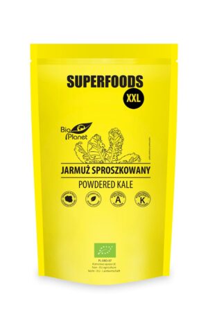 JARMUŻ SPROSZKOWANY BIO 400 g - BIO PLANET SUPERFOODS (1 szt.)