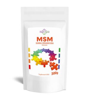 MSM SIARKA ORGANICZNA PROSZEK 500 g - SOUL FARM (1 szt.)