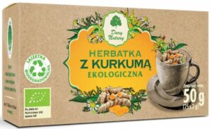 HERBATKA Z KURKUMĄ BIO (25 x 2 g) 50 g - DARY NATURY (2 szt.)