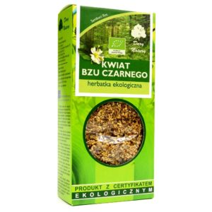 HERBATKA Z KWIATU CZARNEGO BZU BIO 50 g - DARY NATURY (2 szt.)