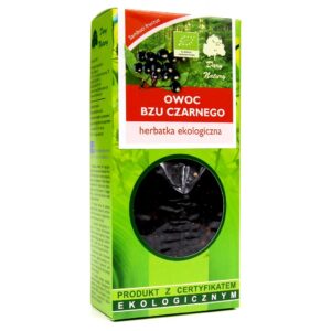 HERBATKA OWOC CZARNEGO BZU BIO 100 g - DARY NATURY (2 szt.)