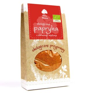 PAPRYKA SŁODKA MIELONA BIO 50 g - DARY NATURY (2 szt.)