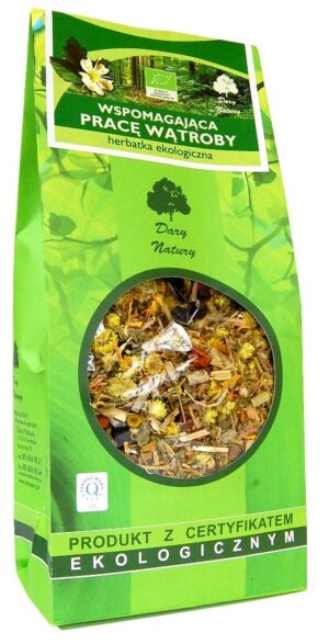 HERBATKA WSPOMAGAJĄCA PRACĘ WĄTROBY BIO 200 g - DARY NATURY (1 szt.)