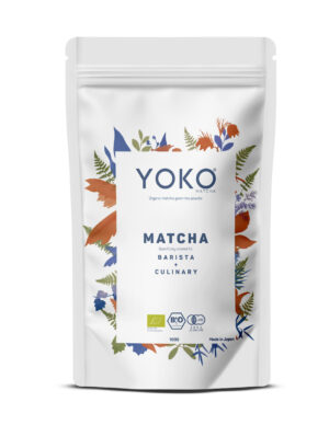 HERBATA ZIELONA MATCHA JAPOŃSKA BARISTA + KULINARNA BEZGLUTENOWA BIO 100 g - YOKO (1 szt.)