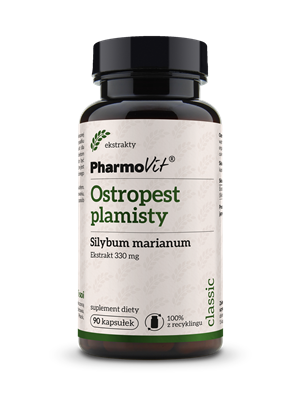 OSTROPEST PLAMISTY (330 mg) BEZGLUTENOWY 90 KAPSUŁEK - PHARMOVIT (CLASSIC) (1 szt.)