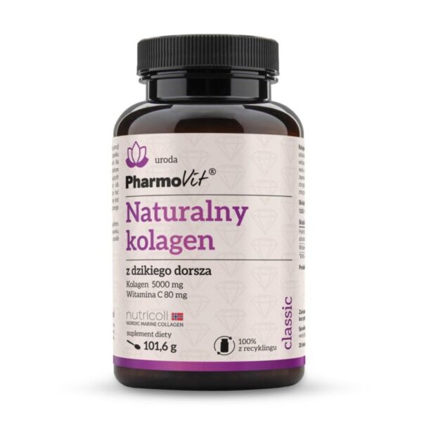 KOLAGEN Z DZIKIEGO DORSZA W PROSZKU (5000 mg) BEZGLUTENOWY 101,6 g - PHARMOVIT (CLASSIC) (1 szt.)