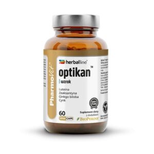 KAPSUŁKI NA WZROK (OPTIKAN) BEZGLUTENOWE 60 szt. - PHARMOVIT (HERBALLINE) (1 szt.)