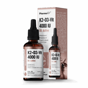 WITAMINA K2 + D3 W KROPLACH BEZGLUTENOWE 30 ml - PHARMOVIT (CLEAN LABEL) (1 szt.)