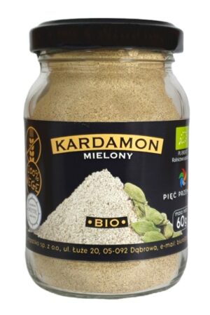 KARDAMON MIELONY BEZGLUTENOWY BIO 60 g - PIĘĆ PRZEMIAN (1 szt.)