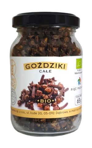 GOŹDZIKI CAŁE BEZGLUTENOWE BIO 65 g - PIĘĆ PRZEMIAN (2 szt.)