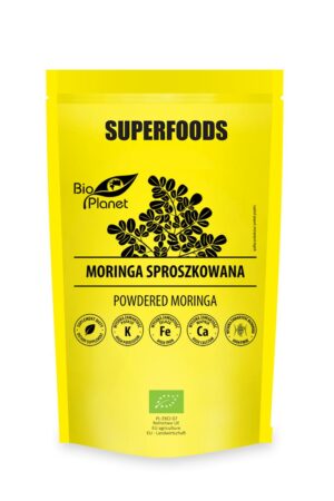 MORINGA SPROSZKOWANA BIO 150 g - BIO PLANET SUPERFOODS (2 szt.)