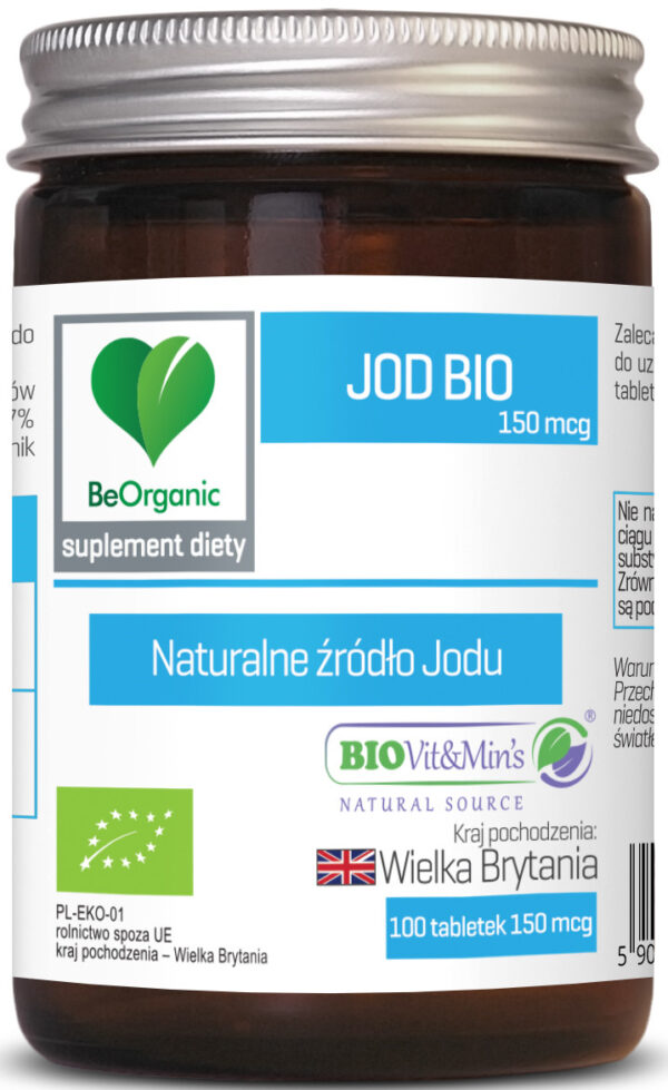 JOD BIO (150 µg) 100 TABLETEK - BE ORGANIC (1 szt.)