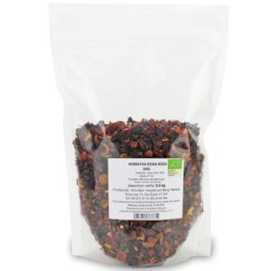 HERBATKA DZIKA RÓŻA Z HIBISKUSEM BIO 500 g - HORECA (DARY NATURY) (1 szt.)