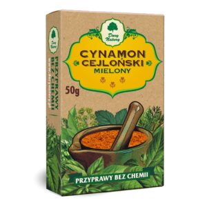 CYNAMON CEJLOŃSKI MIELONY 50 g - DARY NATURY (2 szt.)