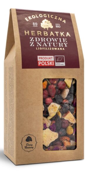 HERBATKA LIOFILIZOWANA ZDROWIE Z NATURY BIO 80 g - DARY NATURY (1 szt.)