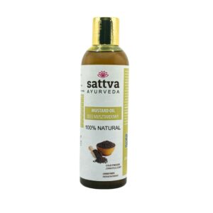 OLEJ MUSZTARDOWY TŁOCZONY NA ZIMNO 250 ml - SATTVA (FOODS) (2 szt.)