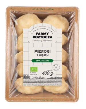 PIEROGI Z MIĘSEM BIO 400 g - FARMY ROZTOCZA (NA ZAMÓWIENIE) (1 szt.)