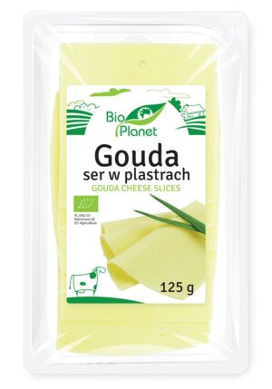 SER GOUDA PLASTRY BIO 125 g - BIO PLANET (2 szt.)