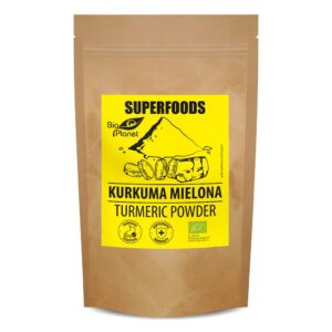 KURKUMA MIELONA BIO 200 g - BIO PLANET SUPERFOODS (2 szt.)