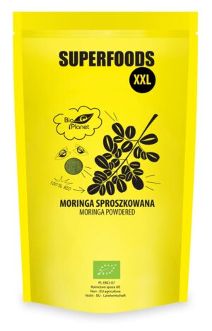 MORINGA SPROSZKOWANA BIO 500 g - BIO PLANET SUPERFOODS (1 szt.)
