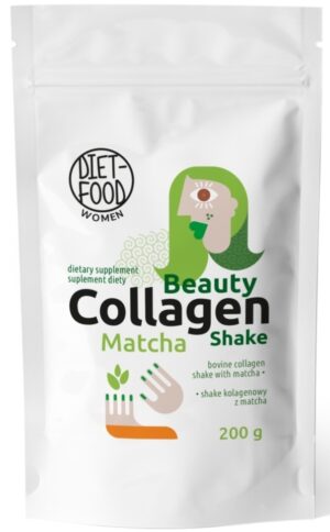 SHAKE KOLAGENOWY Z MATCHĄ 200 g - DIET-FOOD (WOMEN) (1 szt.)