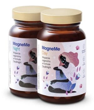 MAGNEZ + WITAMINA B6 (MAGNE ME) 120 KAPSUŁEK (60 szt. x 2) - HEALTH LABS CARE (1 szt.)