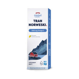 TRAN NORWESKI OMEGA-3 (1000 mg) O SMAKU CYTRYNOWYM 500 ml - OSAVI (1 szt.)