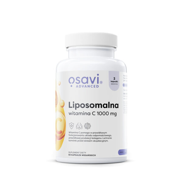 WITAMINA C LIPOSOMALNA (1000 mg) BEZGLUTENOWA 60 KAPSUŁEK - OSAVI (1 szt.)