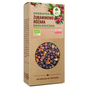 HERBATKA ŻURAWINOWO - RÓŻANA BIO 100 g - DARY NATURY (1 szt.)