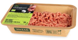 MIĘSO MIELONE WOŁOWE SUROWE BIO 300 g - WASĄG (NA ZAMÓWIENIE) (1 szt.)