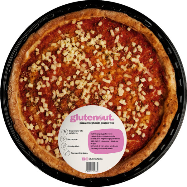 PIZZA MARGHERITA BEZGLUTENOWA 320 g - GLUTEN OUT (1 szt.)
