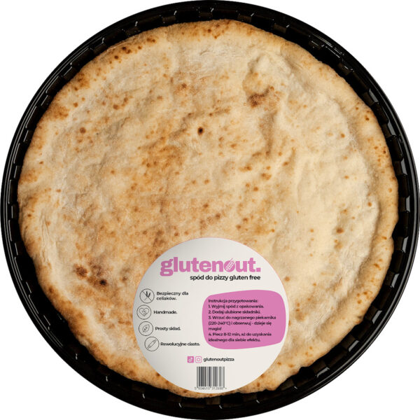 SPÓD DO PIZZY BEZGLUTENOWY 230 g - GLUTEN OUT (1 szt.)