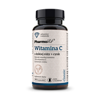 WITAMINA C Z DZIKIEJ RÓŻY + CYNK BEZGLUTENOWE 90 KAPSUŁEK - PHARMOVIT (CLASSIC) (1 szt.)
