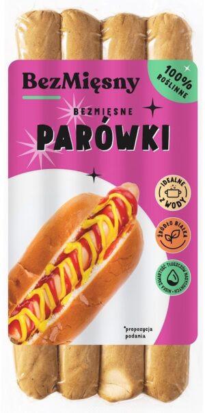 PARÓWKI ROŚLINNE 180 g - BEZMIĘSNY (2 szt.)