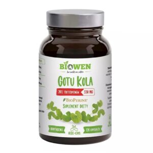 GOTU KOLA EKSTRAKT (330 mg) BEZGLUTENOWY 120 KAPSUŁEK - BIOWEN (1 szt.)