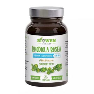 RHODIOLA - RÓŻENIEC GÓRSKI EKSTRAKT (420 mg) BEZGLUTENOWY 60 KAPSUŁEK - BIOWEN (1 szt.)