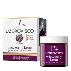 KREM DO TWARZY PRZECIWZMARSZCZKOWY NA NOC 50 ml - UZDROVISCO (CZARNY TULIPAN INTENSE) (1 szt.)