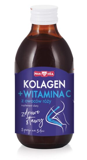 ZDROWE STAWY - KOLAGEN + WITAMINA C Z OWOCÓW RÓŻY 250 ml - POLSKA RÓŻA (1 szt.)