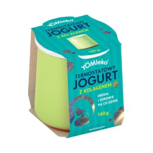JOGURT TERMOSTATOWY NATURALNY BIO Z KOLAGENEM 140 g - YÖMLEKO (2 szt.)